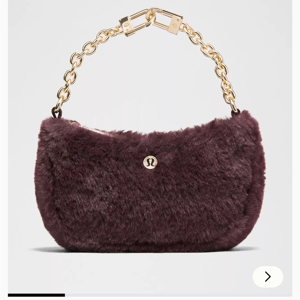 Brand New with Tags Lululemon Athletica Faux Fur Shoulder Bag
